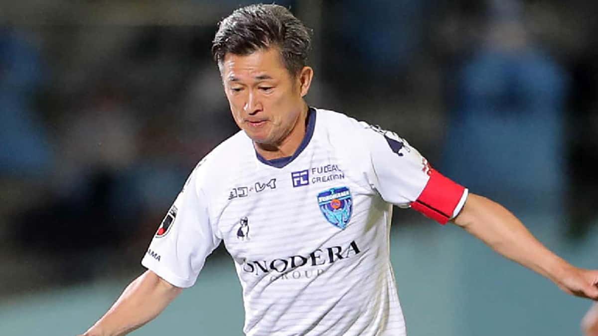 Kazuyoshi Miura: jugador más viejo en actividad 55 años