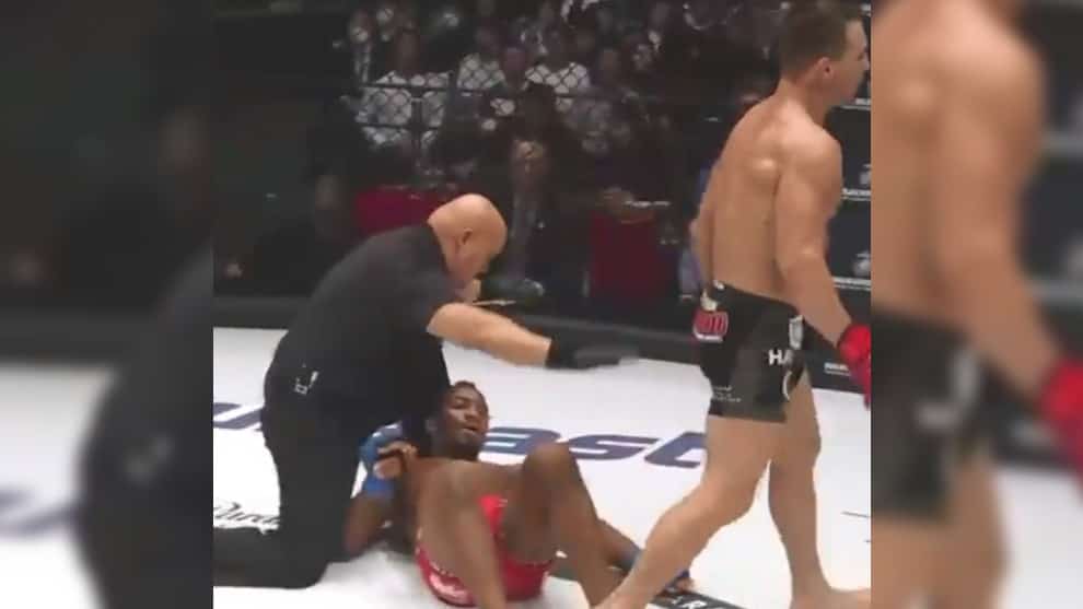 Video: luchador de MMA noquea a su rival de un solo golpe