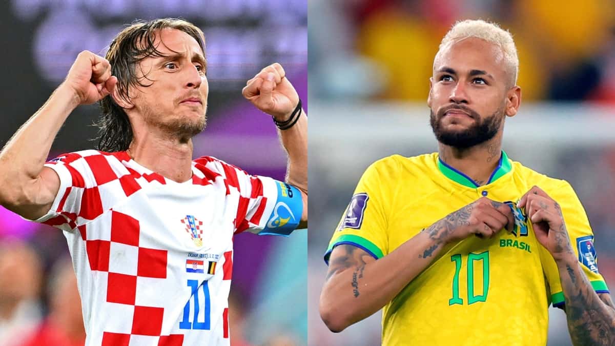 Foto: AFP Modric y Neymar