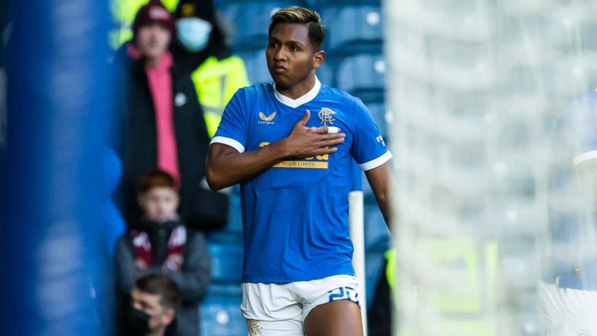 Alfredo Morelos, gol Rangers vs Hearts: Escocia