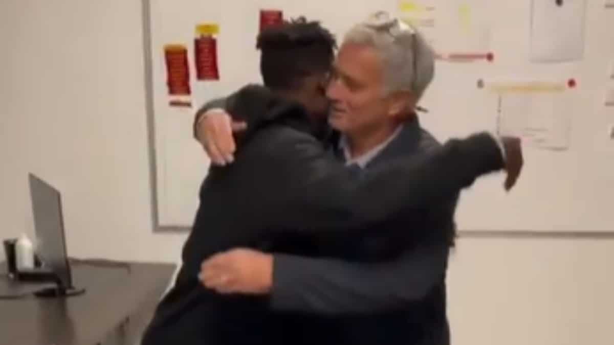Felix Afena-Gyan y José Mourinho