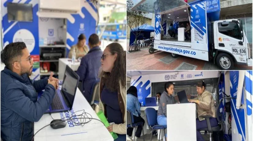 Móvil de empleo Rueda por Bogotá