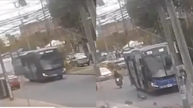 Motociclista falleció tras chocar contra aviso de SITP en Bogotá