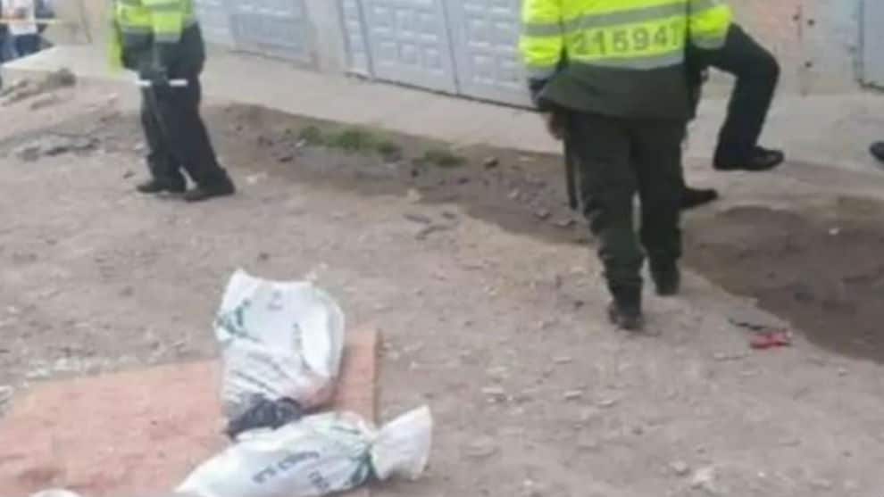 Hallan tres costales donde yacían las partes de una o más personas. Foto: NoticiasRCN.com