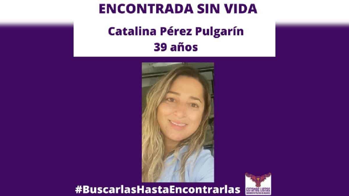 Catalina Pérez Pulgarín desapareció el pasado 12 de octubre en Medellín