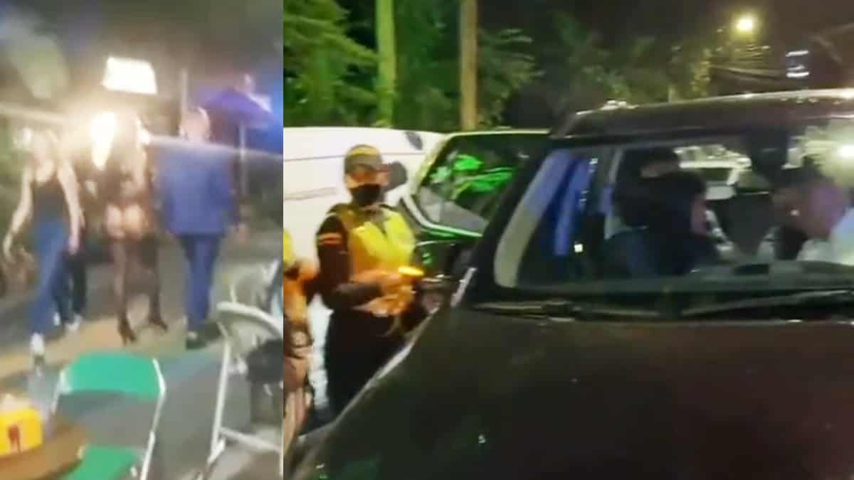 Un extranjero caminó por Medellín con una mujer semidesnuda y amarrada