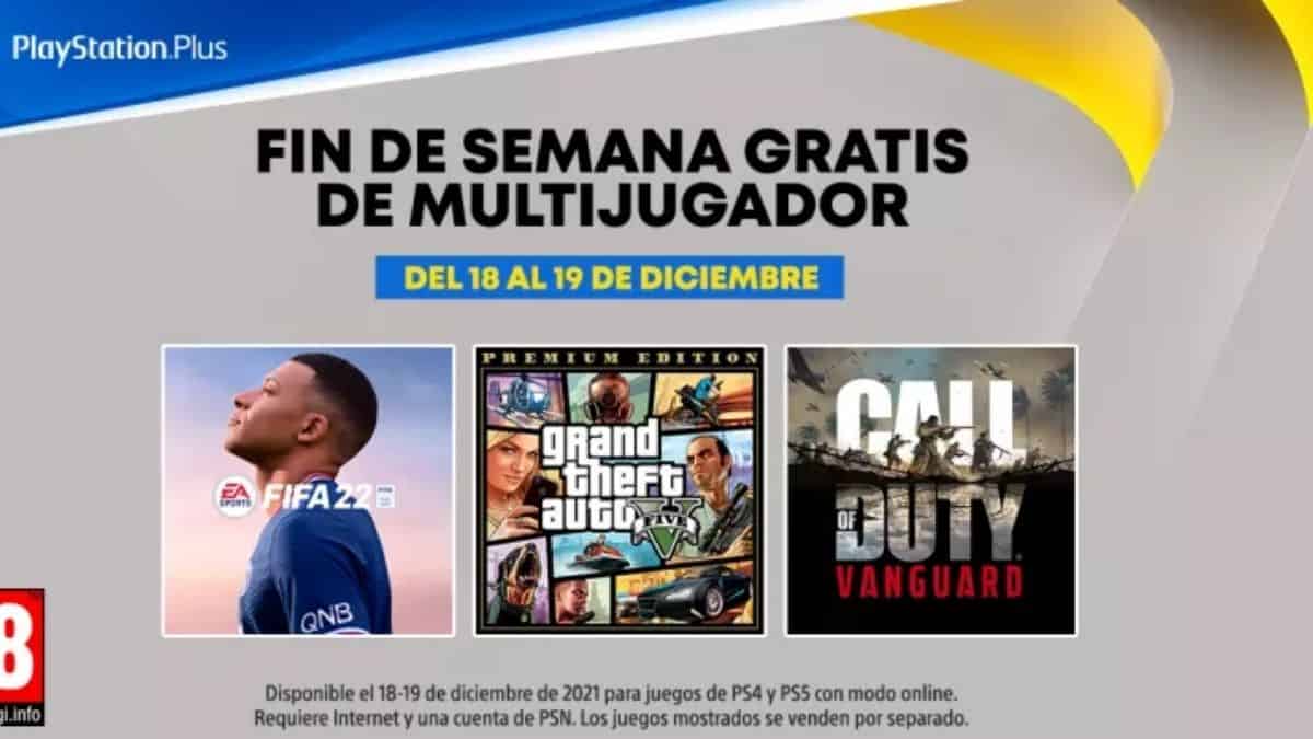 PlayStation anuncio fin de semana de PS Plus gratis