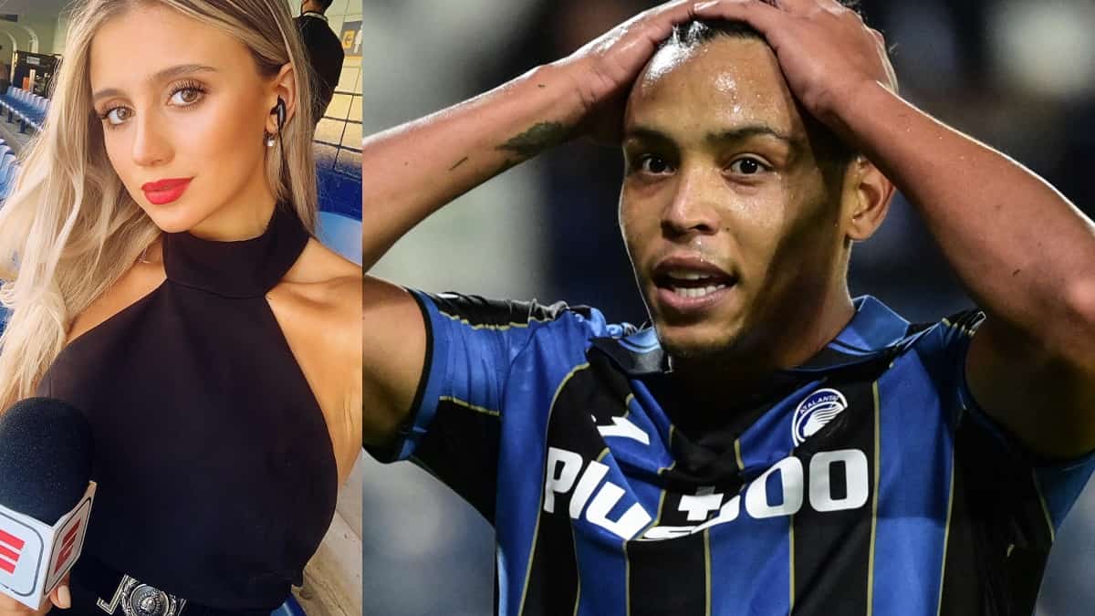 Foto: @morenabeltran10 y AFP Morena Beltrán y Luis Muriel