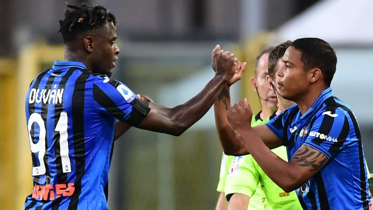 Duván Zapata y Luis Muriel