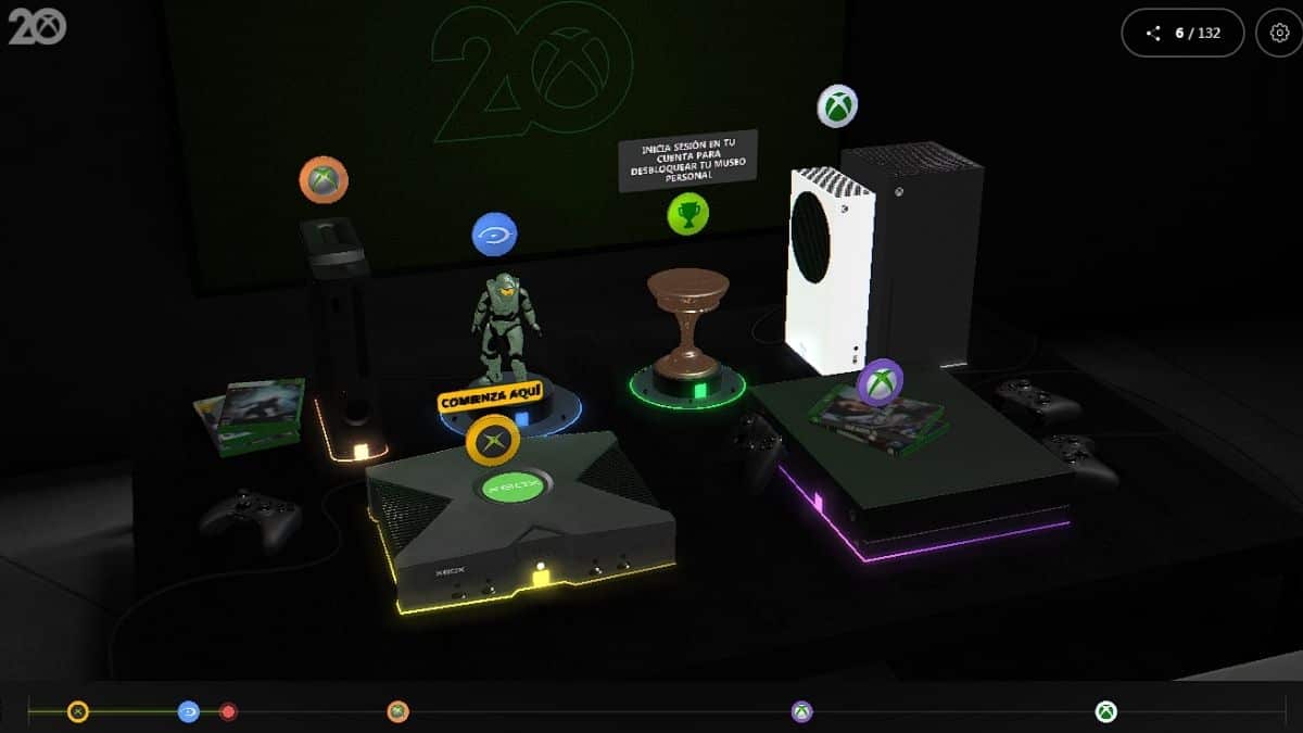 El museo virtual para conocer los 20 años de historia de Xbox