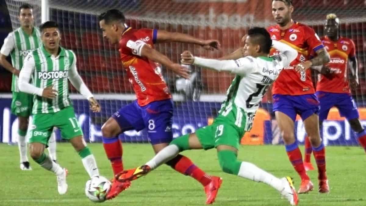 Atlético Nacional derrotó 1-0 a Pasto en la fecha 5 de la Liga BetPlay