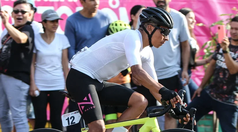 Nairo Quintana durante los Nacionales de Ruta 2023, en Bucaramanga.