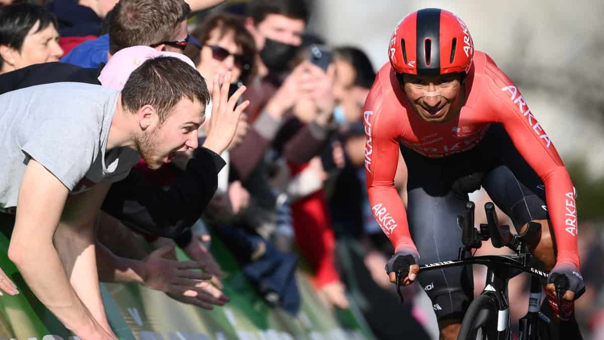 Nairo Quintana y Daniel Martínez, etapa 4: Paríz-Niza 2022