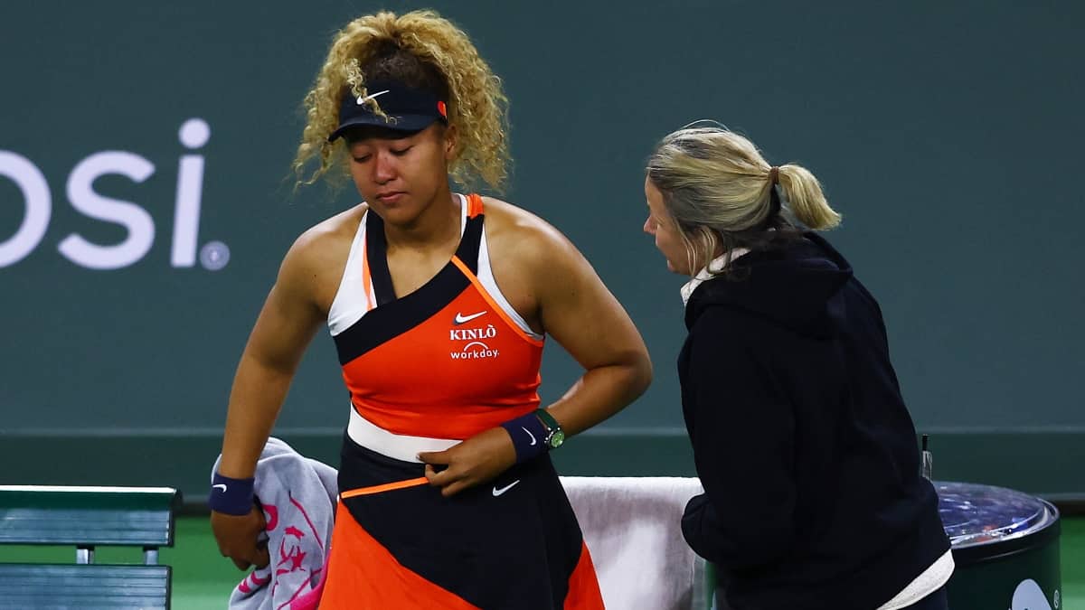 Naomi Osaka eliminada entre lágrimas de Indian Wells