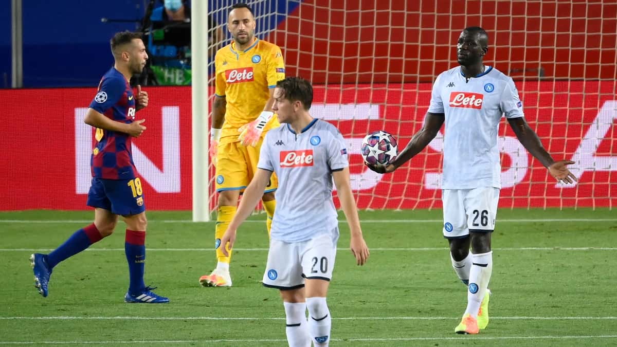 David Ospina, Napoli vs Barcelona