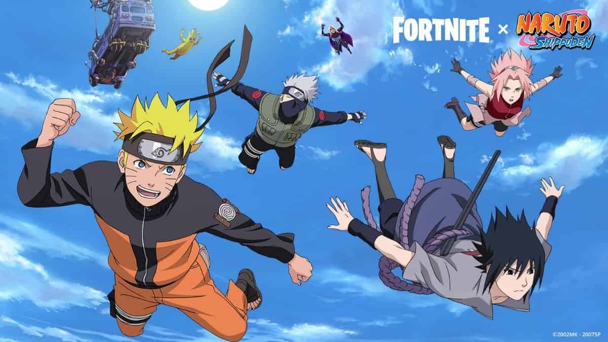 Fortnite suma a Naruto y a más personajes del anime