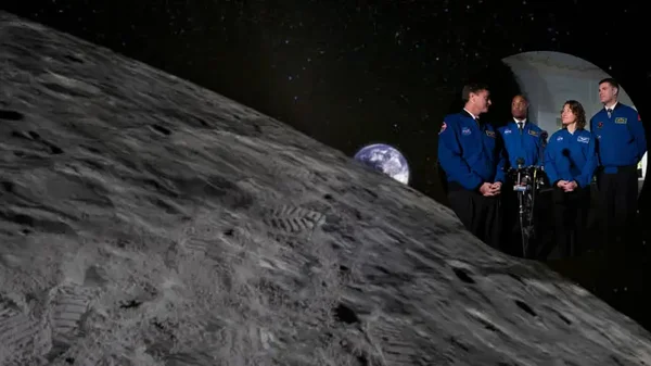 Astronautas de Artemis 2 entrenan para su retorno de la Luna a la Tierra Astronautas de Artemis 2 entrenan para su retorno de la Luna a la Tierra