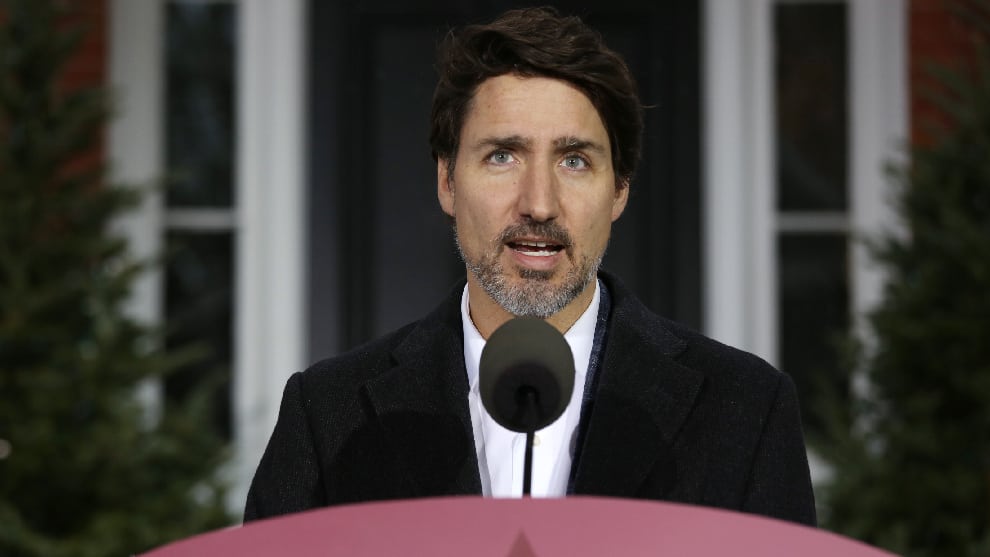 Primer ministro de Canadá, Justin Trudeau.