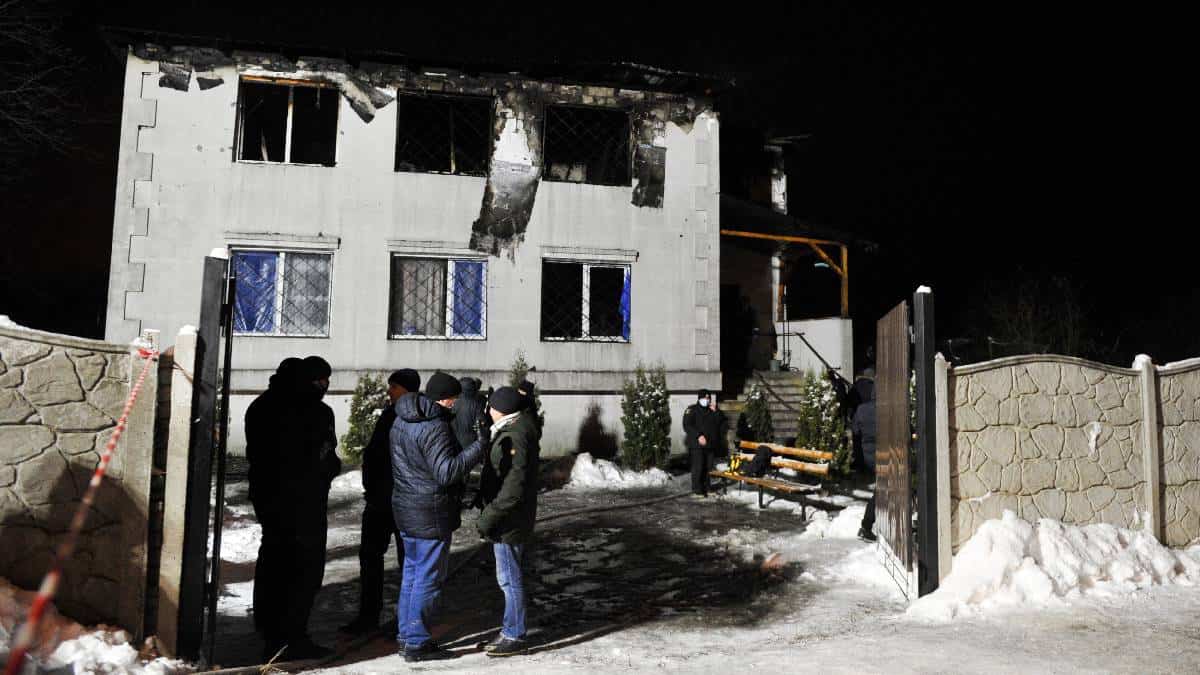 Incendio deja 15 muertos en una residencia de adultos mayores en Ucrania