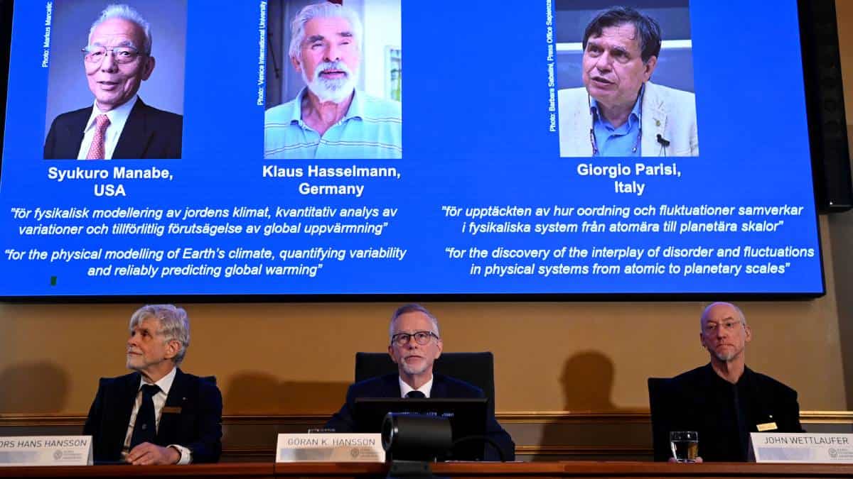 Estos son los ganadores del Premio Nobel de Física 2021