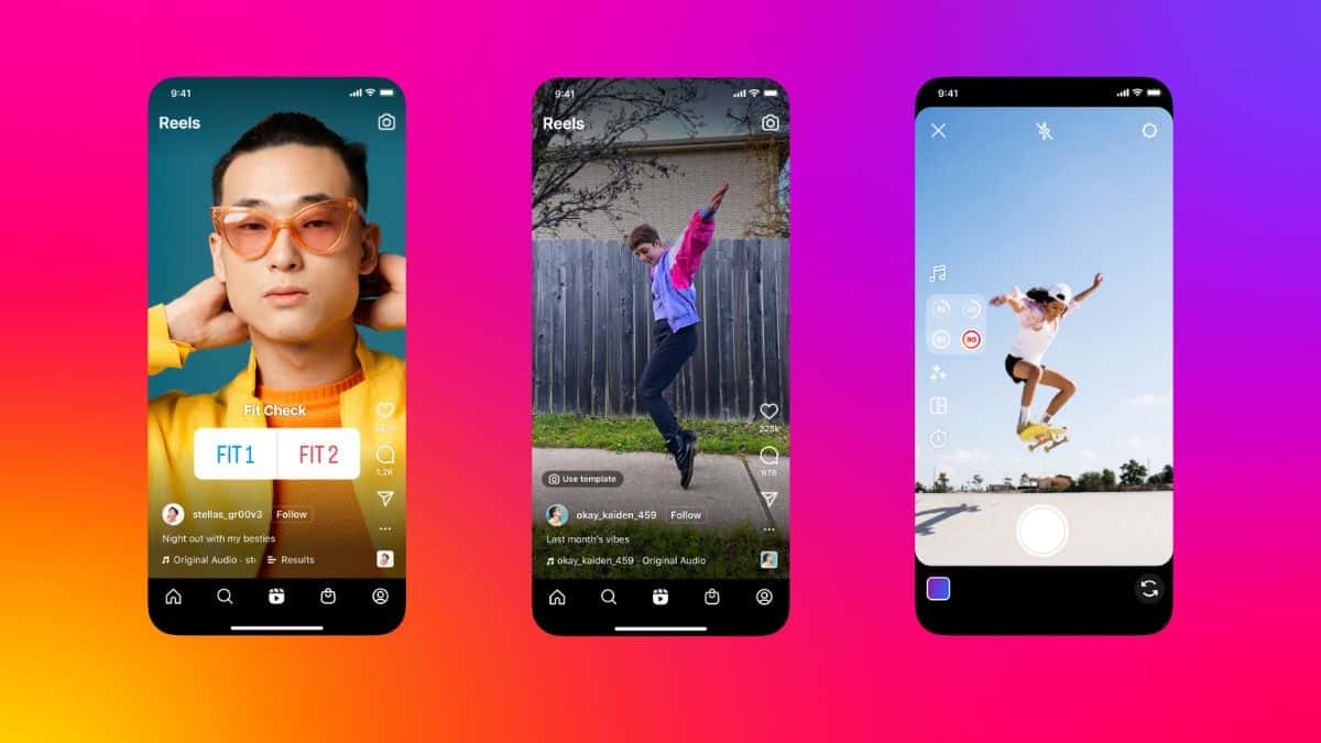 Reels de Instagram y Facebook reciben novedades