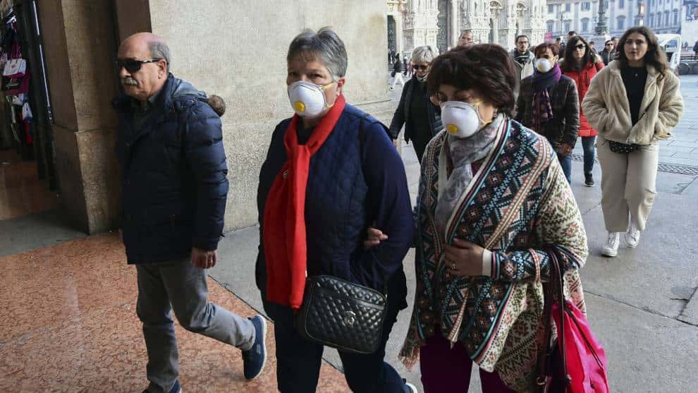 Coronavirus afecta a dos regiones del centro y el sur de Italia