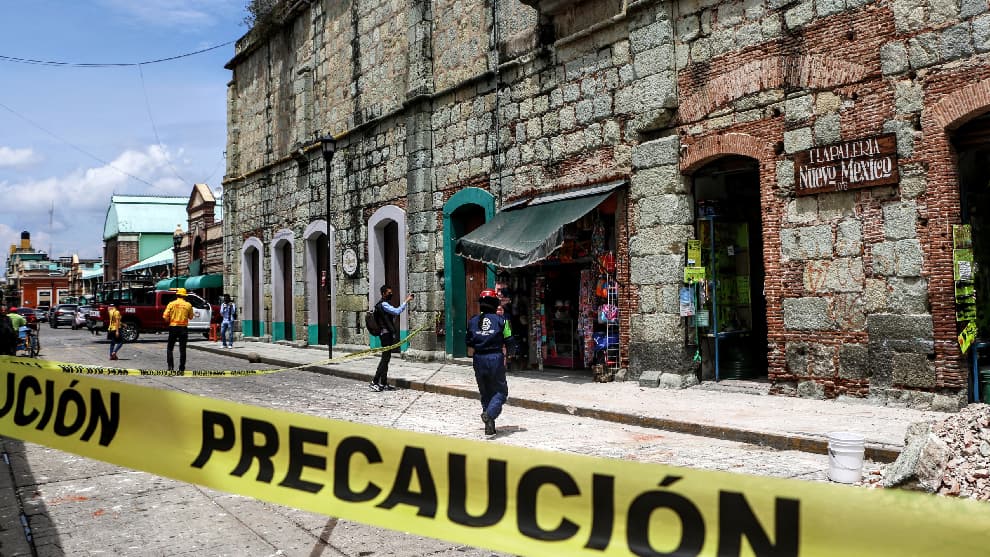 Temblor en México deja ya diez personas muertas