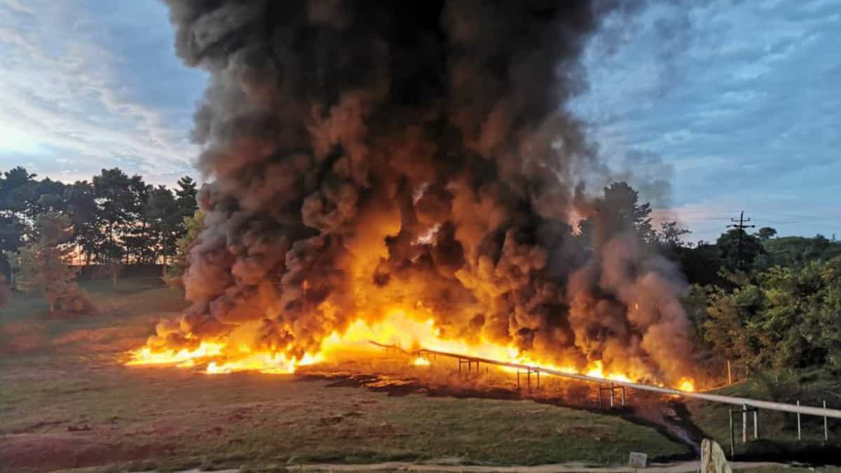 ELN se atribuyó ataque contra oleoducto en Barrancabermeja
