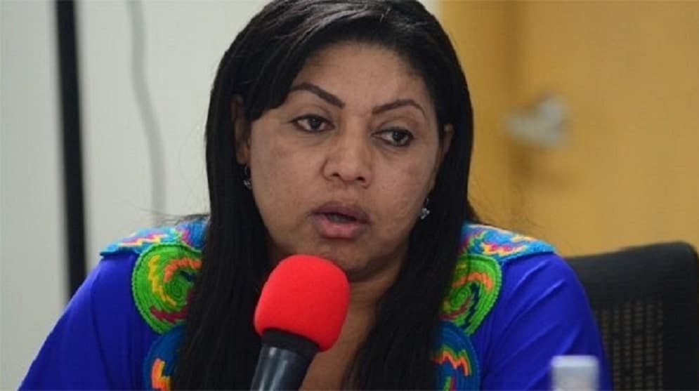 La exgobernadora de La Guajira Oneida Pinto.