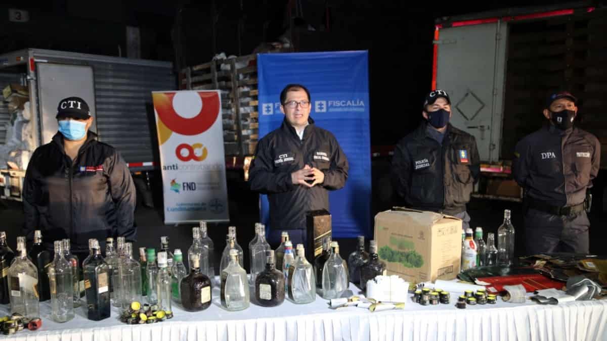Licor adulterado en Colombia