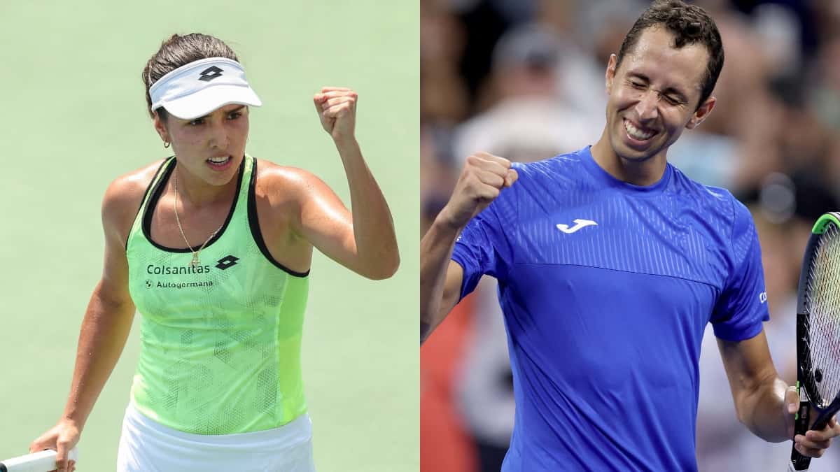 Daniel Gañan y Camila Osorio: resultados debut en US Open 2022