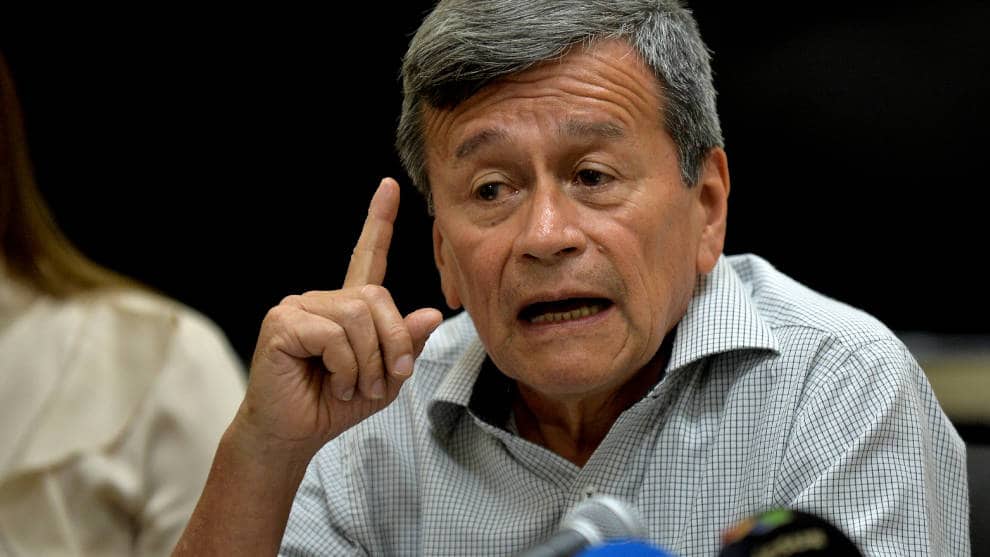 Alias Pablo Beltrán. Foto: AFP