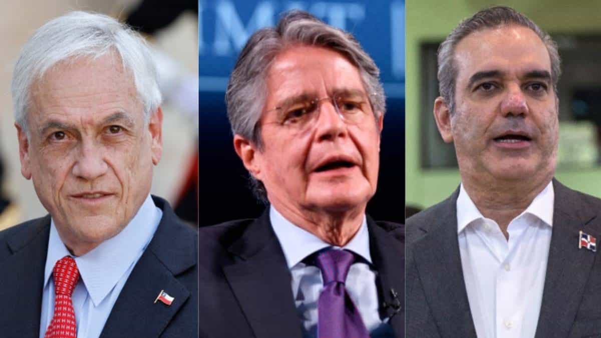 Sebastián Piñera - Guillermo Lasso - Luis Abinader