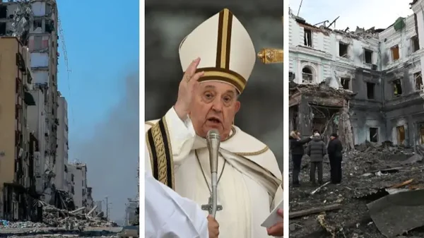 Papa Francisco pide cese de fuego en Gaza e intercambio de presos entre Rusia y Ucrania