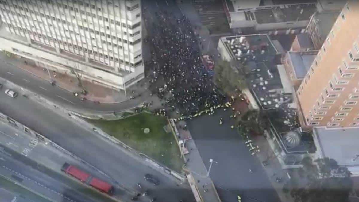 Paro de motociclistas en Bogotá por restricciones de la Alcaldía