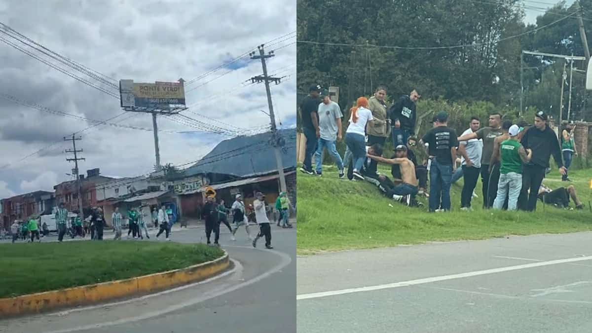 Riña Atlético Nacional