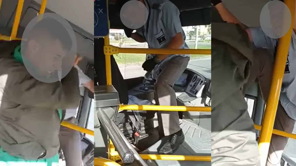 Conductor de SITP y pasajero se fueron a los golpes dentro del bus