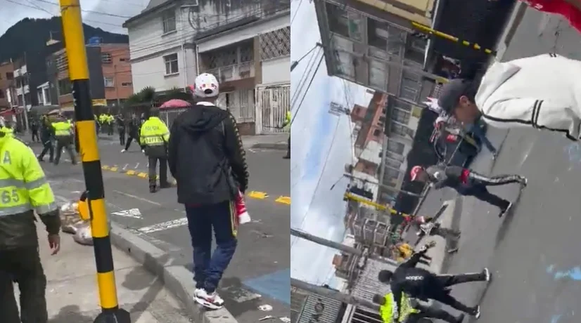 Batalla campal entre hinchas de Millonarios y Santa Fe previo a la final de la liga femenina