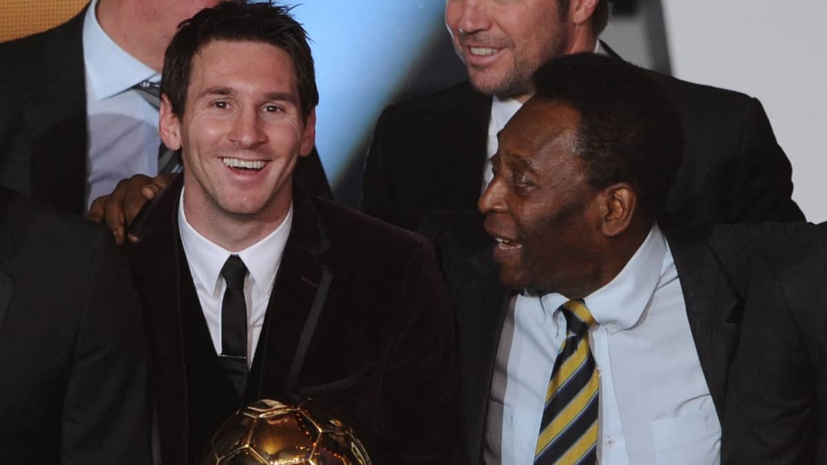 Lionel Messi y Pelé