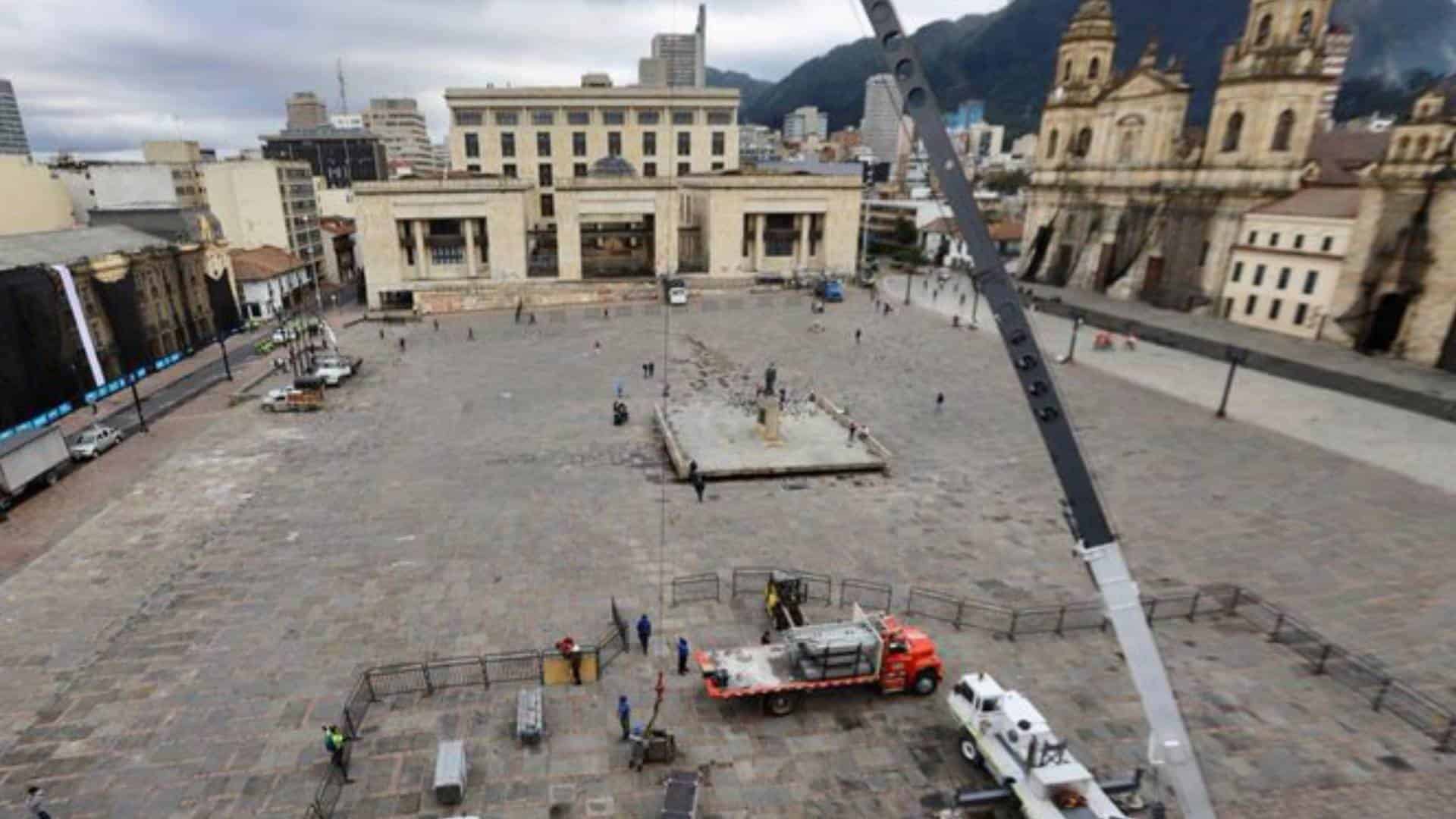 Peñalosa autorizó uso de la Plaza de Bolívar para manifestaciones del paro nacional