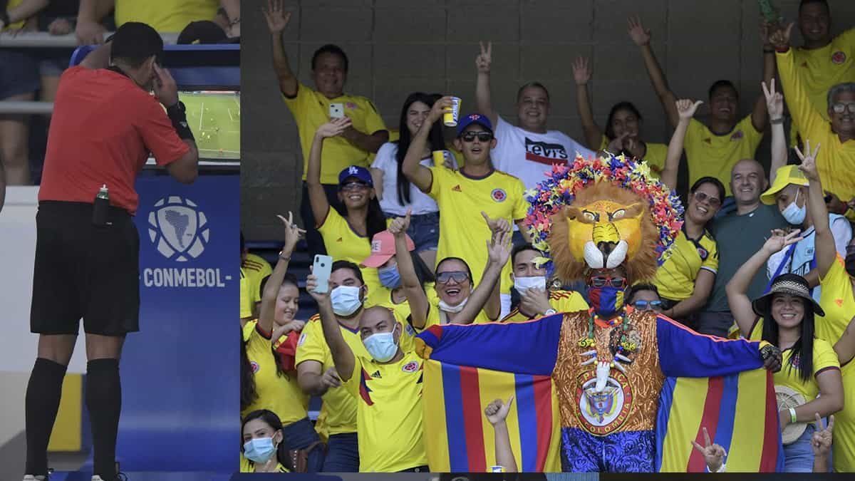 Colombia vs Ecuador: VAR anula penalti por fuera de lugar