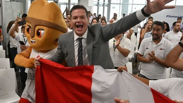 Así fue la celebración en Perú por quedarse con los Juegos Panamericanos 2027