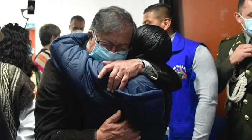 Así se vivió encuentro entre Gustavo Petro y los niños rescatados del Guaviare