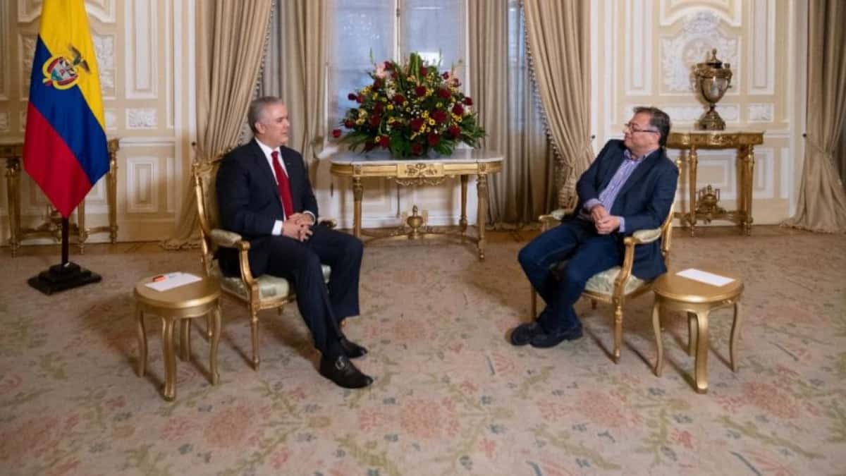 Gustavo Petro e Iván Duque