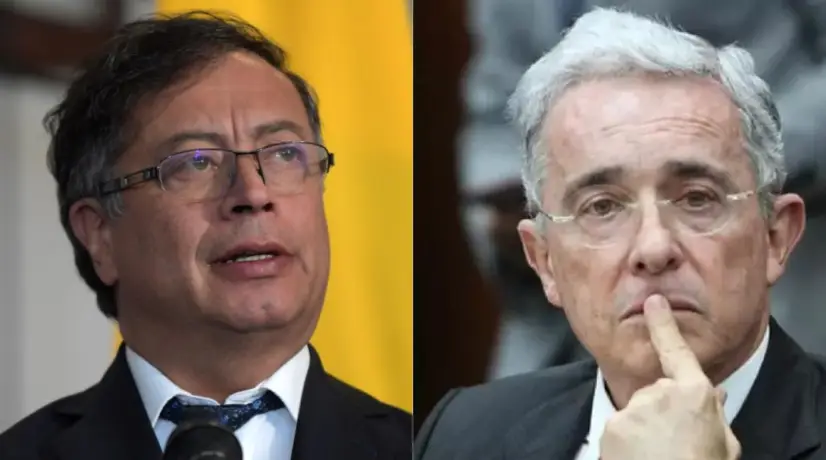 Petro y Uribe