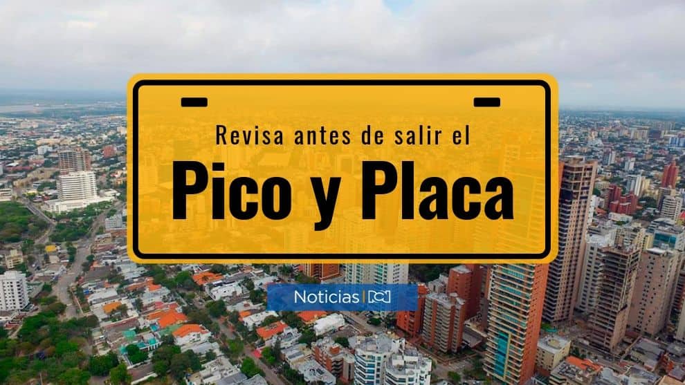 pico y placa hoy barranquilla agosto 2019
