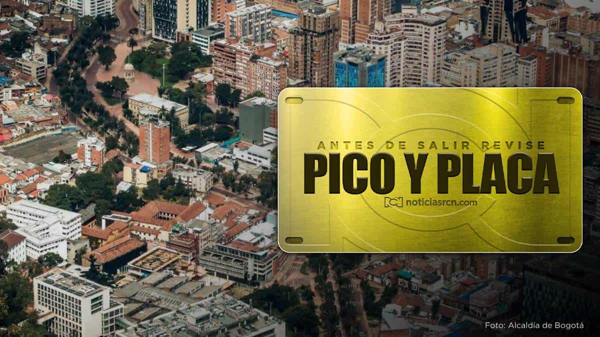 Pico y placa en Bogotá para febrero en 2022