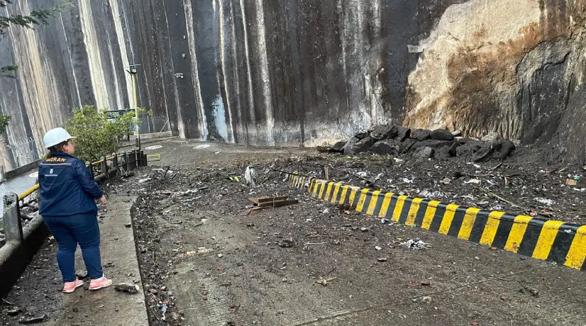 Cierran la Piedra del Peñol en Guatapé, tras emergencia por desprendimiento