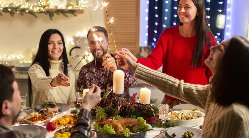 Platos navideños en Navidad