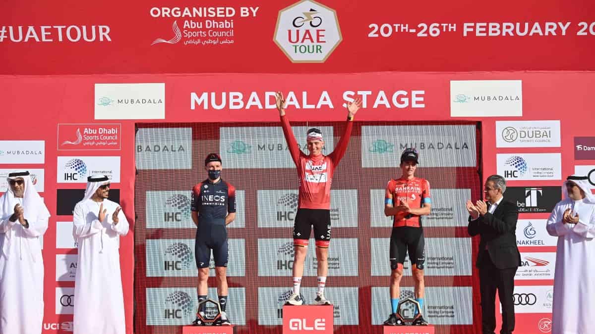 Pogacar conquistó el UAE Tour 2022